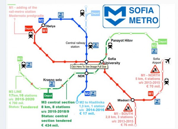 Болгария софия схема метро